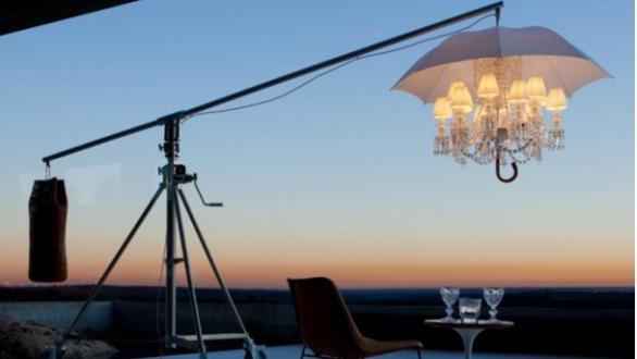 Lámpara Marie Coquine de Philippe Starck, inspirada en Mary Poppins, creada para Baccarat