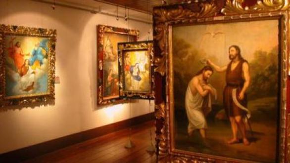 El Ministerio de Cultura cerró la exposición ‘Cosmogonías’, una muestra de arte colonial religioso del Museo Nahim Isaías, que se mantuvo en exhibición 11 años. Foto: Cortesía Museo Presley Norton