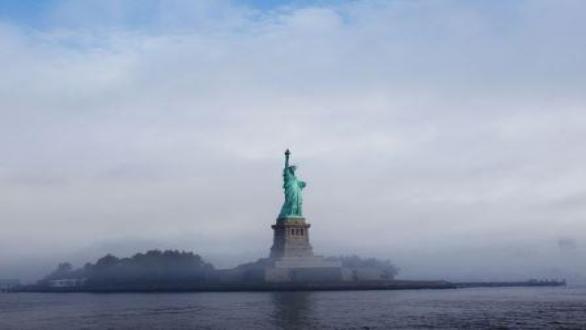 The Statue of Liberty. (Photo: Daniel Berehulak/Getty Images)