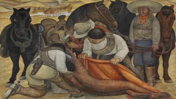José Diego María Rivera, Liberation of the Peon (1931). Philadelphia Museum of Art, Gift of Mr. and Mrs. Herbert Cameron Morris, 1943, © 2014 Banco de México Diego Rivera Frida Kahlo Museums Trust, Mexico, D.F./Artists Rights Society (ARS), New York.