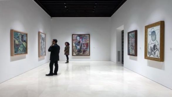 Vista de la sala XI de 'Pablo Picasso. Nueva Colección'  Foto: Jesús Domínguez © Museo Picasso Málaga © Sucesión Pablo Picasso, VEGAP, Madrid, 2017