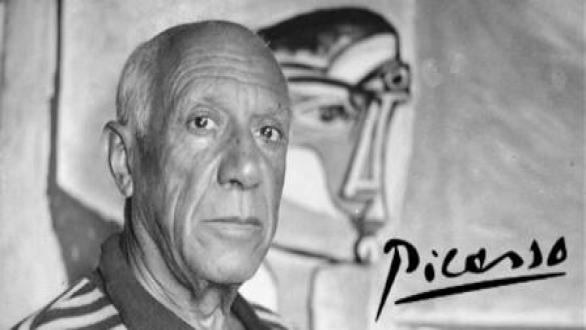 A 1957 photo of Pablo Picasso by Irving Penn