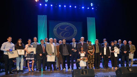 Imagen de la entrega de los Premios Cuba 2015
